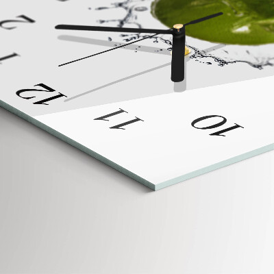 Zegar ścienny Woda z limonką