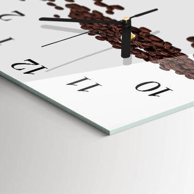 Zegar ścienny Ziarna kawy