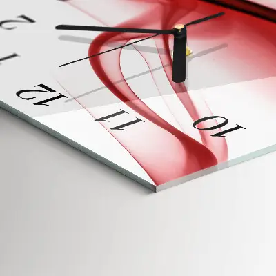 Kwadratowy zegar Abstrakcyjne linie