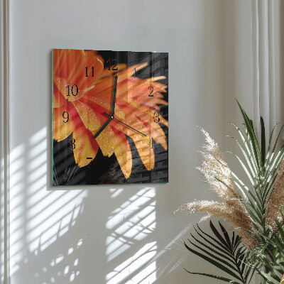 Zegar kwadratowy Gerbera