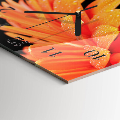 Zegar kwadratowy Gerbera