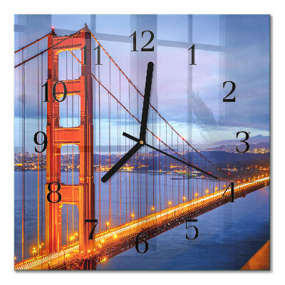 Zegar kwadratowy Golden Gate