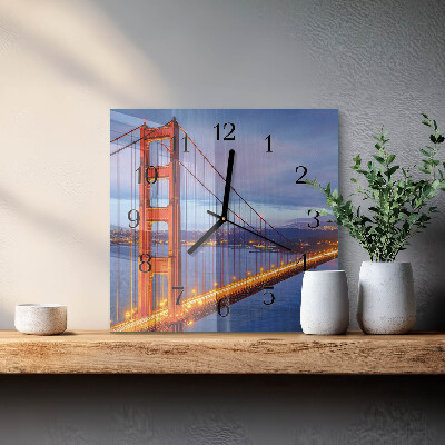 Zegar kwadratowy Golden Gate