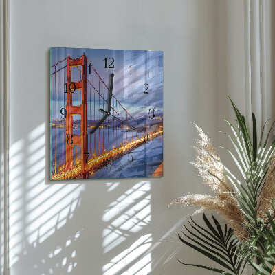 Zegar kwadratowy Golden Gate