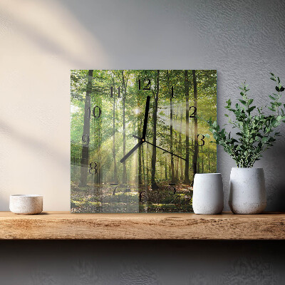 Zegar szklany Leśna natura