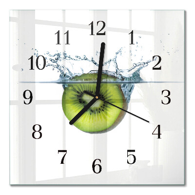 Zegar na ścianę kwadratowy Kiwi