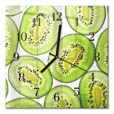 Zegar szklany ścienny Kiwi