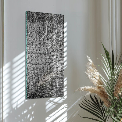 Zegar ścienny bez tykania Materiał