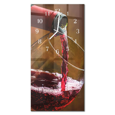 Zegar pionowy Wino