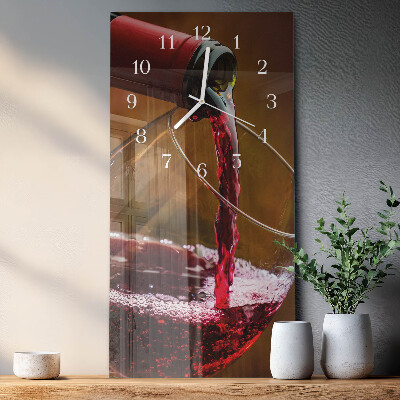 Zegar pionowy Wino