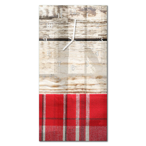 Prostokątny zegar ścienny Stół