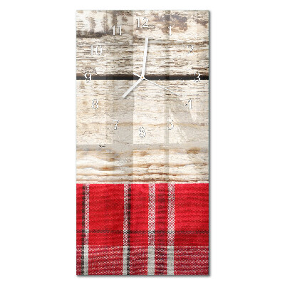 Prostokątny zegar ścienny Stół