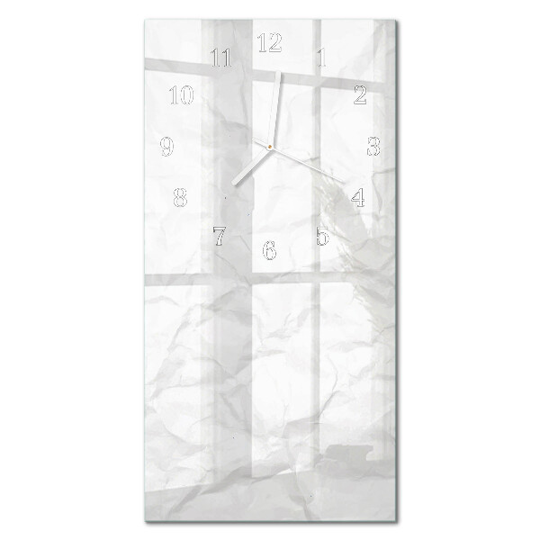 Zegar ścienny cichy mechanizm Papier