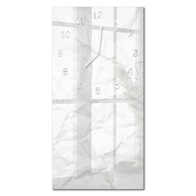 Zegar ścienny cichy mechanizm Papier