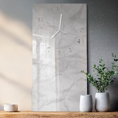 Zegar ścienny cichy mechanizm Papier