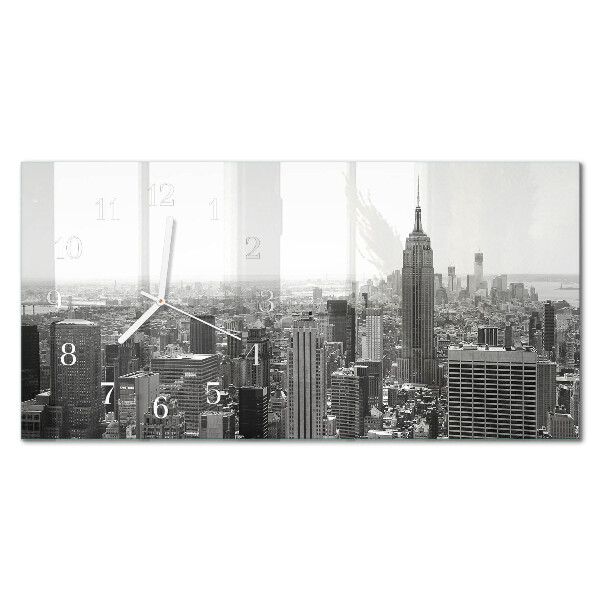 Zegar ścienny poziomy Nowy Jork Manhattan