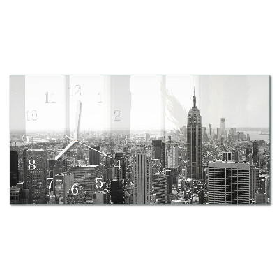 Zegar ścienny poziomy Nowy Jork Manhattan