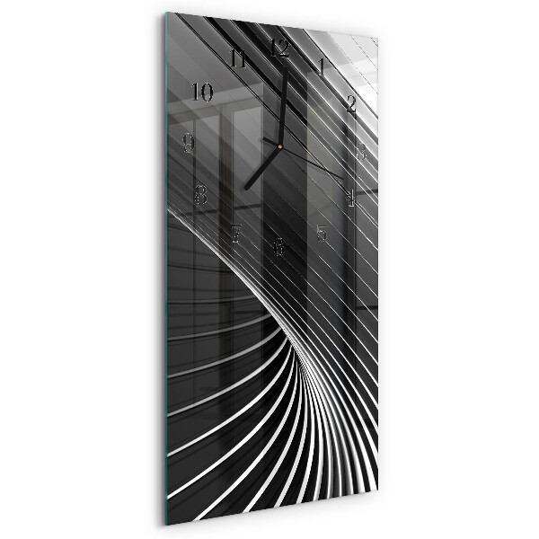 Zegar szklany ścienny Abstrakcja