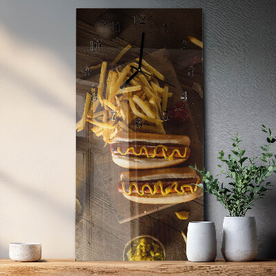 Dekoracyjny zegar ścienny Fast food