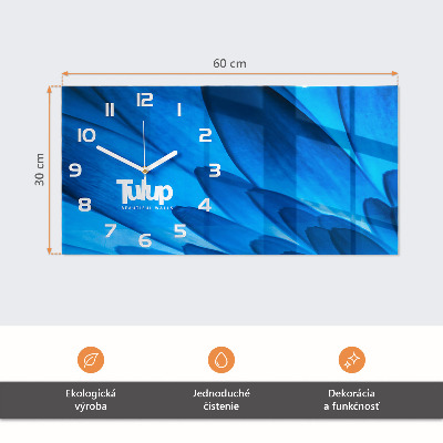 Zegar szklany Ciemny napar