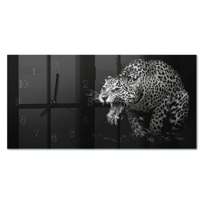 Ozdobny zegar ścienny Jaguar amerykański