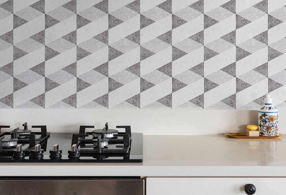 Ściana w kuchni bez remontu